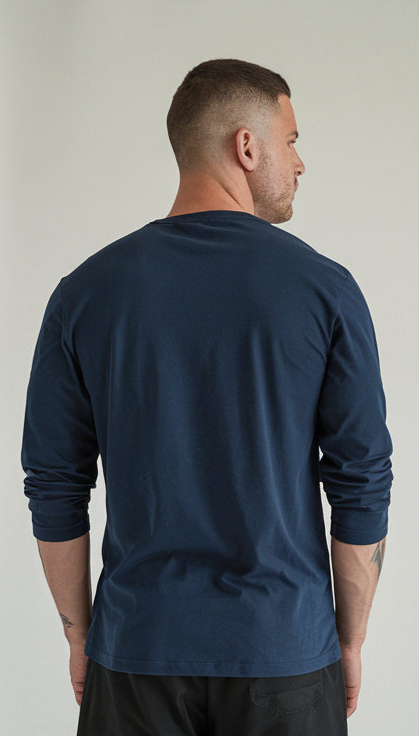 Dark Blue Color Full Sleeves T-Shirt