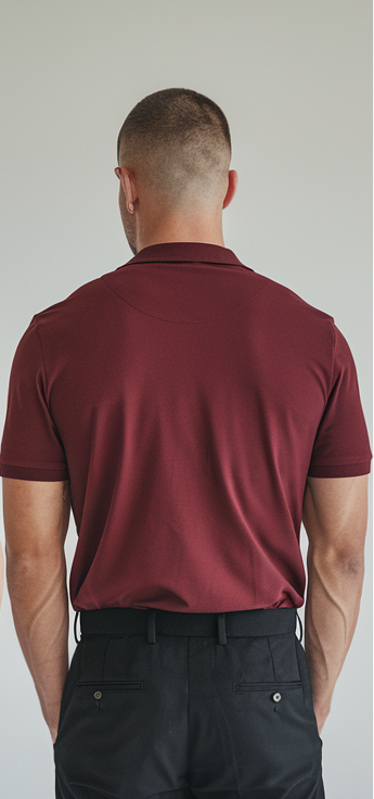 Maroon Color Polo T-Shirt