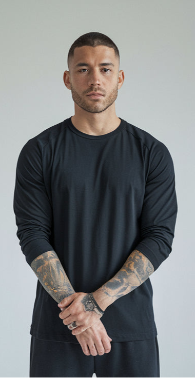 Black Color Full Sleeves T-Shirt