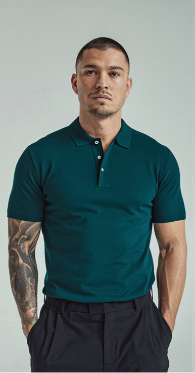 Bottle Green Color Polo T-Shirt