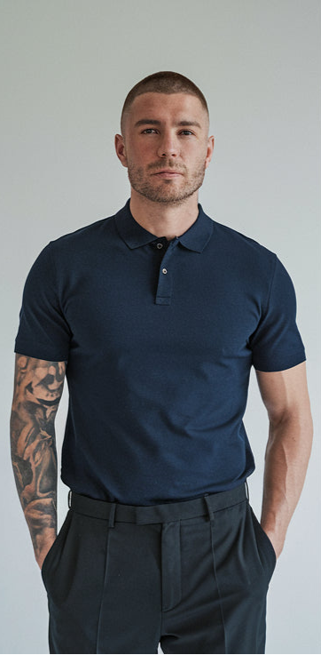 DarkBlue Color Polo T-Shirt