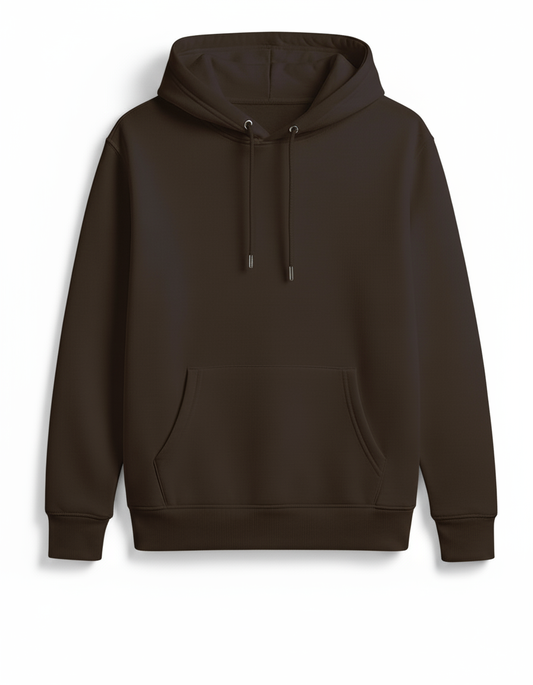 Dark Brown Color Hoodie