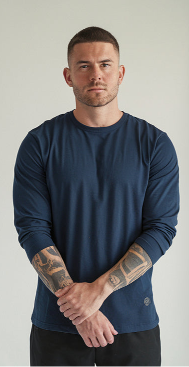 Dark Blue Color Full Sleeves T-Shirt