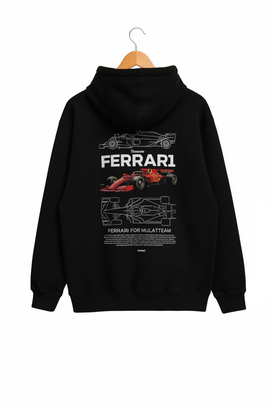 Ferrari Formula 1 Printed Hoodie