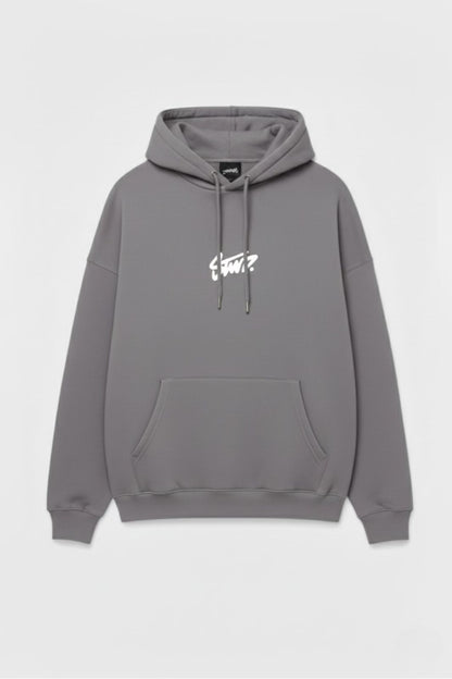 STWD Grey Color Hoodie