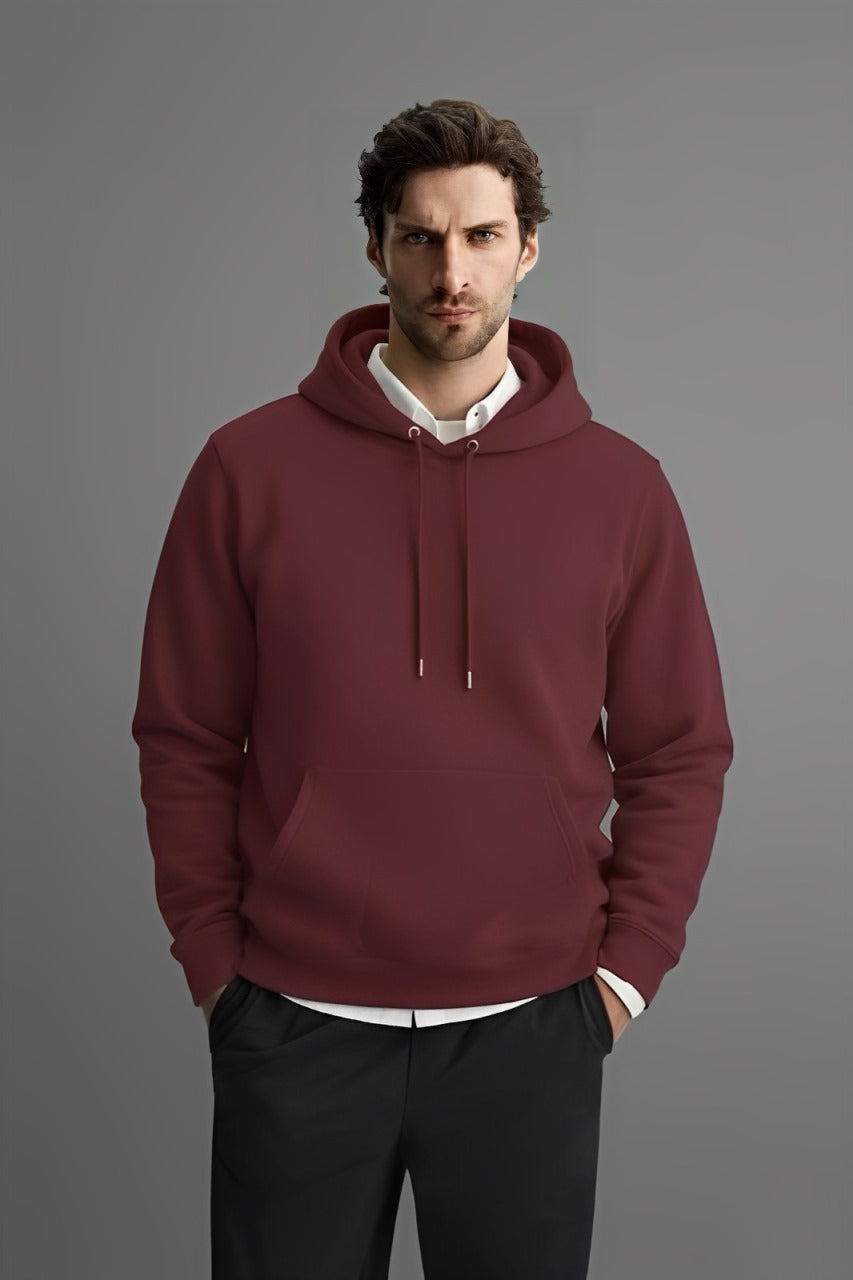Maroon Color Hoodie