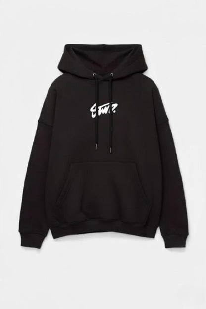 STWD Black Color Hoodie