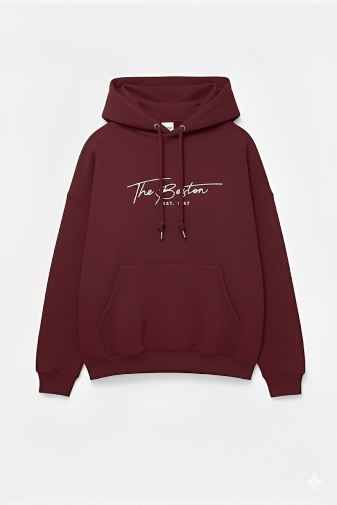 The Boston EST.1997 Maroon Color Hoodie