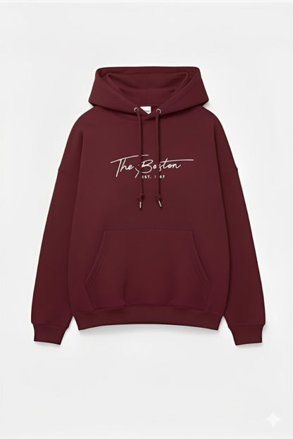 The Boston EST.1997 Maroon Color Hoodie