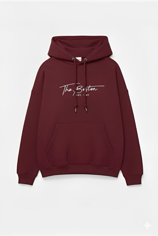 The Boston EST.1997 Maroon Color Hoodie