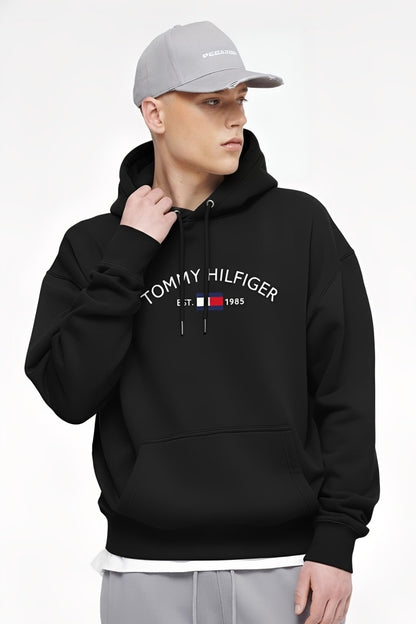 Tommy Hilfiger Black Color Hoodie