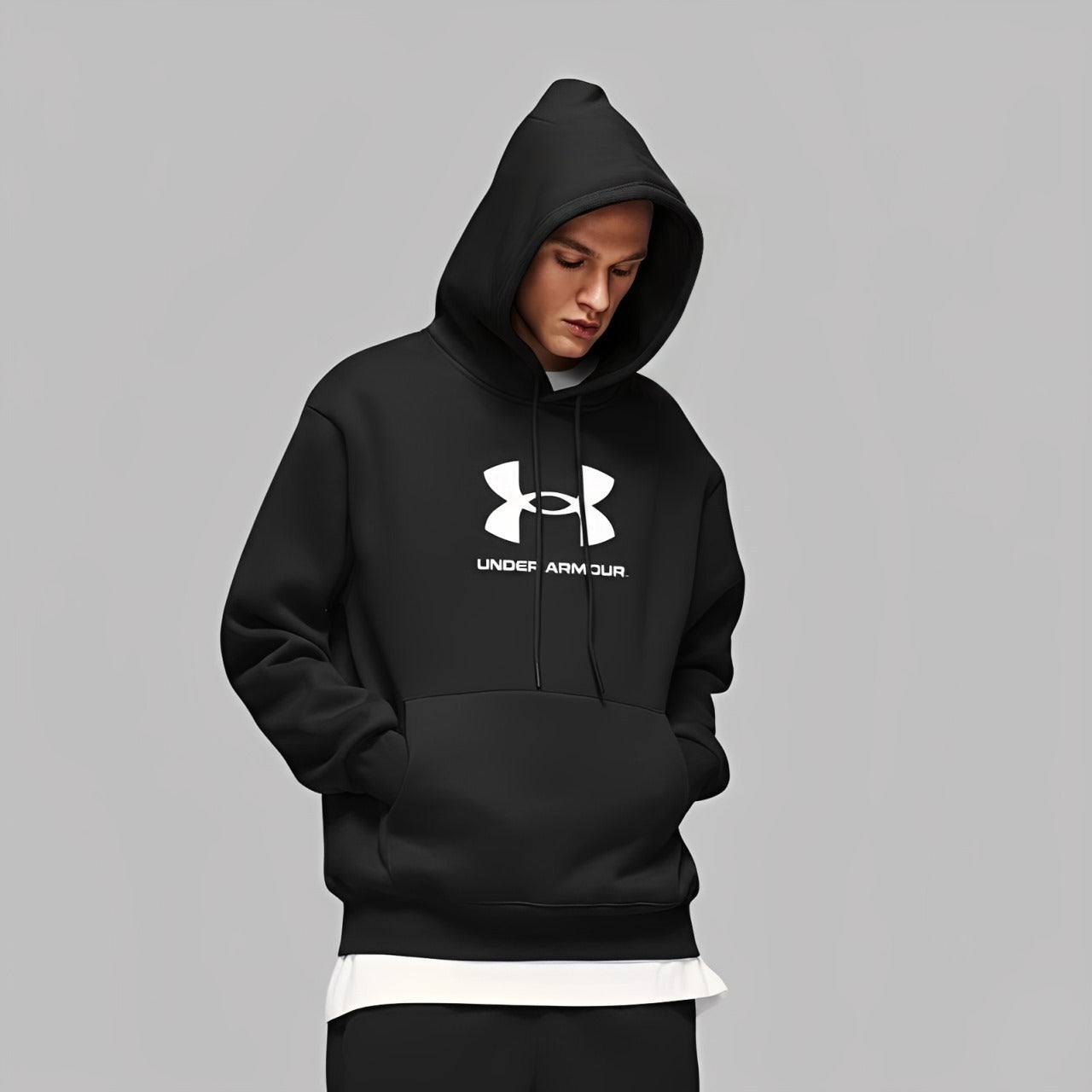 Under Armour Black Color Hoodie