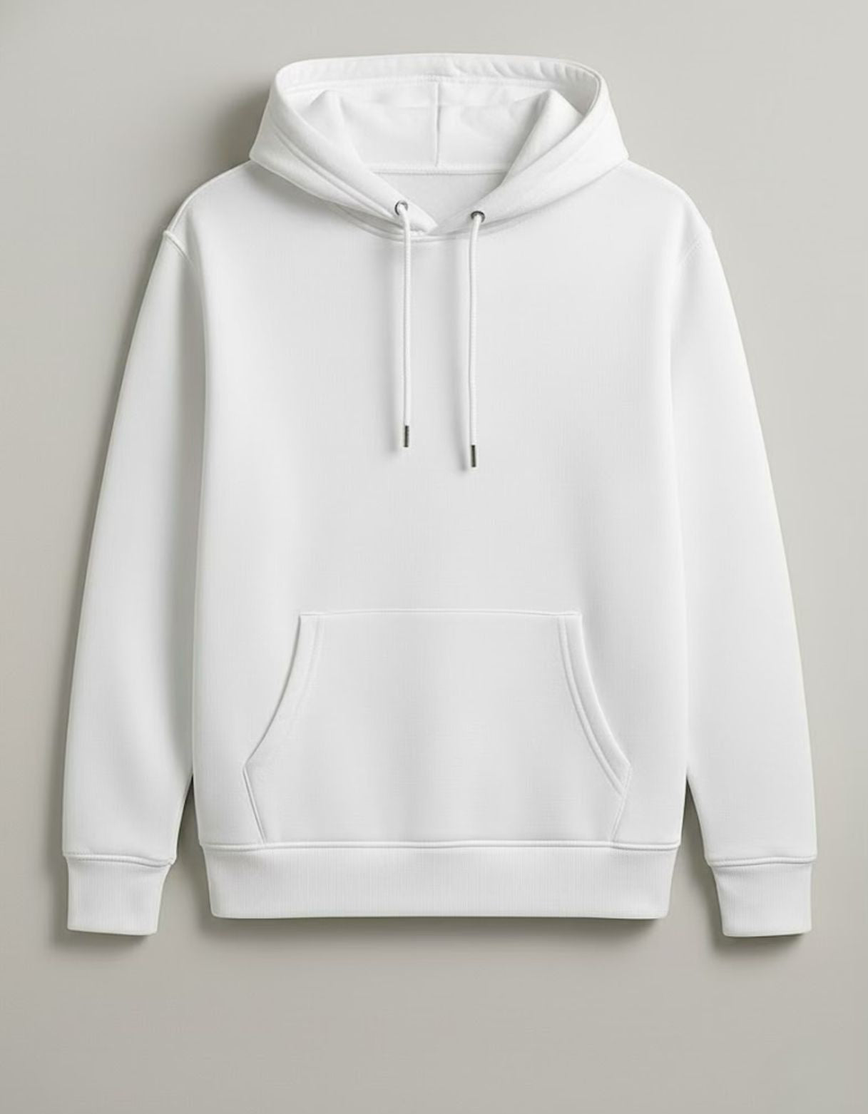 White Color Hoodie