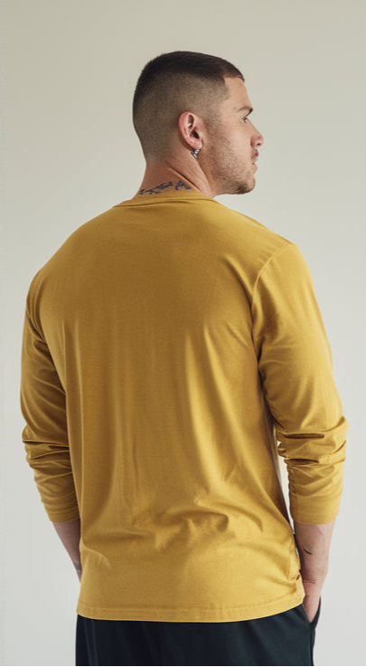 Yellow Color Full Sleeves T-Shirt