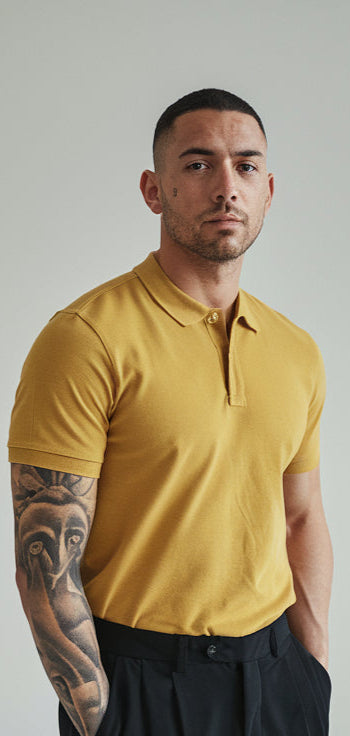 Yellow Color Polo T-Shirt